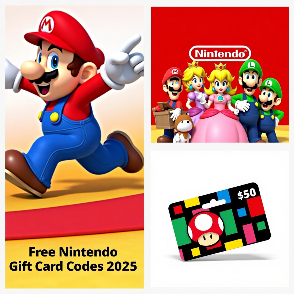 Free Nintendo Gift Card Codes 2025